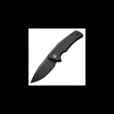 CIVC230061 Couteau Pliant CIVIVI Regulatron Lame Acier Nitro-V Manche G10 Noir Liner Lock - Livraison Gratuite