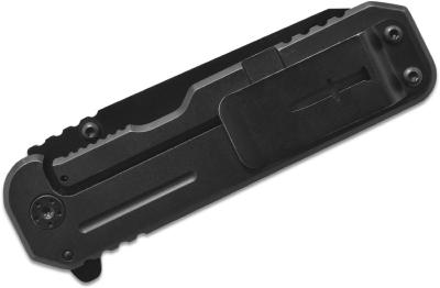CM19395 Camillus Choff Couteau Pliant Lame Drop Point  Acier 420 Titane Noir Manche GFN - Livraison Gratuite