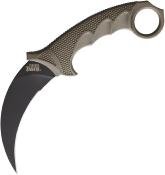 CS49KSTDEBK Cold Steel Tiger Karambit Dark Earth Lame Acier AUS-8 Black Etui Secure-Ex - Livraison Gratuite 