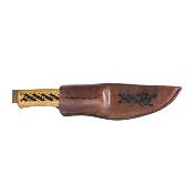 CTK102238SK Couteau Condor Norse Dragon Hunter Lame Acier 14C28N Manche en Hickory Américain Étui en Cuir Made Salvador - Livraison Gratuite