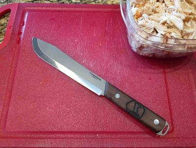 CTK50047 Couteau de Cuisine Condor Butcher Lame Carbone 1075 Made In El Salvador - Livraison Gratuite