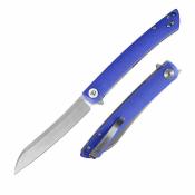 DTK4224SBL Couteau Dreamtech D4224 | Lame Acier D2 Satin | Manche G10 Bleu Ardoise | Livraison Gratuite