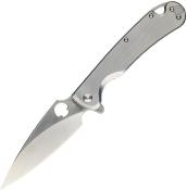 DGRF22FSS Couteau Daggerr Zhalo Tactique Lame Spear Point Acier D2 Manche Acier Frame Lock – Livraison Gratuite