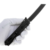 DGRHGBKBW Couteau DAGGERR Higonokami Lame Acier VG-10 Blk Manche Acier Black Framelock - Livraison Gratuite