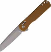 DTK4253GBR Couteau Dreamtech Brown | Lame Acier D2 | Manche G10 Brun | Crossbar Lock & Ouverture Flipper - Livraison Gratuite