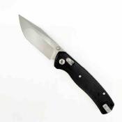 DTK4508GB Dreamtech D4 Black | Couteau Pliant Lame Tanto Acier 14C28N Sandvik | Manche G10 Black Axis Lock - Livraison Gratuite