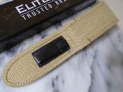 Lot de 3 EE20097DT Dague Elitedge Desert Tan | Lame Double Edge Acier 420C | Manche FRN - Housse nylon - Livraison Gratuite - 