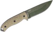 ES5POD0017 Couteau de Survie ESEE Model 5 Green 3D Lame Acier 1095 Made USA - Livraison Gratuite