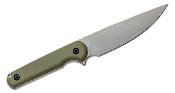 FF0089G Couteau Ferrum Forge Lackey XL Green Lame Acier 9Cr18MoV Etui Kydex/T-Clip - Livraison Gratuite