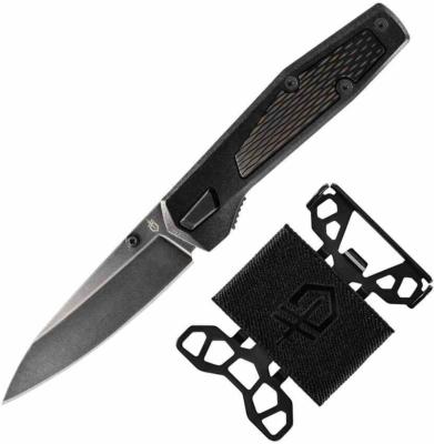 G1073034 Combo Gerber Fuse & Barbill | Couteau Pliant Lame 7Cr17MoV & Portefeuille Minimaliste Acier - Livraison Gratuite