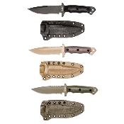 HBBMIK03DE Poignard Halfbreed Blades Medium Infantry Dark Earth Lame Acier K110 Combo Etui Kydex Made Australia - Livraison Gratuite