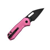 J1933BPK Couteau CJRB Mini Pyrite Pink Wharncliffe Lame Acier AR-RPM9 Button Lock IKBS - Livraison Gratuite