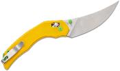 J1955YE Couteau CJRB Nanner Lame Persian Acier AR-RPM9 Manche G10 Jaune Ball Bearing Crossbar - Livraison Gratuite