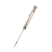 K1028C1 Couteau Kansept Bulldozer Brass Lame Acier S35VN IKBS - Livraison Gratuite