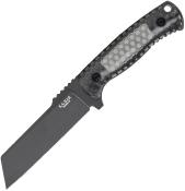 KA7701 KA-BAR Les George Cool Name USA – Couteau Fixe Lame 1095 Sheepsfoot | Manche Polycarbonate Etui - Livraison Gratuite