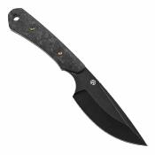 KG006A1 Kansept Flank – Couteau Fixe Lame Acier D2 Black Manche Shred Carbon Fiber Etui Kydex – Livraison Gratuite