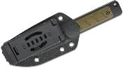KI1063A6 Couteau Kizer Smolt Drop Point Acier 14C28N Manche G10 & Green Micarta Housse Kydex - Livraison Gratuite