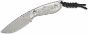 KI1081A4 Couteau Kizer Cutlery BUDDY Lame Drop Point Acier AEB-L Manche Acrylique Transparent Etui Kydex - Livraison Gratuite