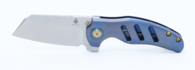 KI3488A2 Couteau KIZER MINI SHEEPDOG Lame S35VN Manche TITANE Blue - Livraison Gratuite