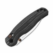  KIV3781CDA1 Kizer Phoca CD – Couteau pliant Clutch Lock Lame Acier 14C28N Satin Manche Black Micarta - Livraison Gratuite
