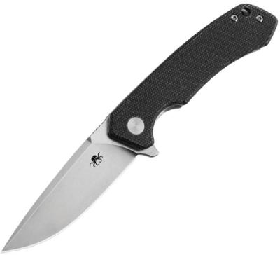 KKNJ146SBK Couteau Pliant Klaken Ridge Pro Lame Acier 14C28N Manche Micarta Noir Linerlock Flipper - Livraison Gratuite