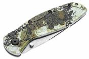 KS1670KC Kershaw Ken Onion Blur – Couteau pliant Assisté Lame Acier 14C28N Manche Alu Kings Camo & Trac-Tec USA - Livraison Gratuite