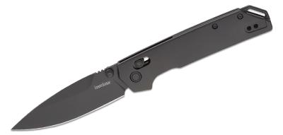 KS2038BLK Couteau Kershaw Iridium Black DuraLock Lame Spear Point Acier D2 IKBS - Livraison Gratuite