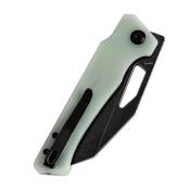 KT1033A6 Couteau KANSEPT Egress Jade G10 Lame Acier 14C28N Tanto Reverse - Livraison Gratuite