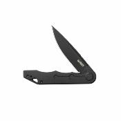 KUB312P Kubey Mizo - Flipper Lame Drop Point Acier 14C28N Manche G10 Noir Liner Lock IKBS - Livraison Gratuite