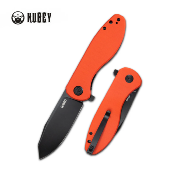 KUB358E Couteau Kubey Master Chief Outdoor Orange Blade AUS-10 IKBS - Livraison Gratuite