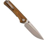 MAXMM302C Couteau Maxace Peregrine S Lame Drop Point Acier 10Cr15CoMoV Manche PEI Jaune - Livraison Gratuite