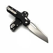 MCT210T10PMBK Couteau Microtech MSI Standard Issue Sheepsfoot Acier M390MK Ram-Lok Made in USA - Livraison Gratuite 