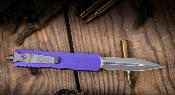 MCT22511APPU OTF Microtech Dirac DE - Couteau Automatique Lame Acier M390 Serr Manche Alum Purple USA | Livraison Gratuite