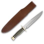 MR722 Couteau Poignard Marbles Lame Acier D2 Manche Micarta Housse en Cuir - Livraison Gratuite