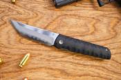 NMB2411BLK Couteau North Mountain Blade Kick Stop Chop Plus - Acier SLD - Lame Tanto - Manche G10 Noir - Linerlock - Livraison Gratuite
