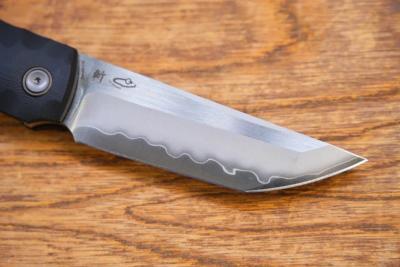NMB2411BLK Couteau North Mountain Blade Kick Stop Chop Plus - Acier SLD - Lame Tanto - Manche G10 Noir - Linerlock - Livraison Gratuite