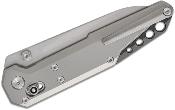 NOCMT2703 NOC Knives Dark Feather - Couteau Pliant Lame Acier M390 Sheepsfoot Manche Titane Verrouillage Crossbar Lock - Livraison Gratuite 