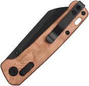 QS130GLF2 QSP Penguin  – Couteau Pliant Glyde Lock, Lame Sheepfoot 14C28N PVD, Manche G10 Cuivre - Livraison Gratuite