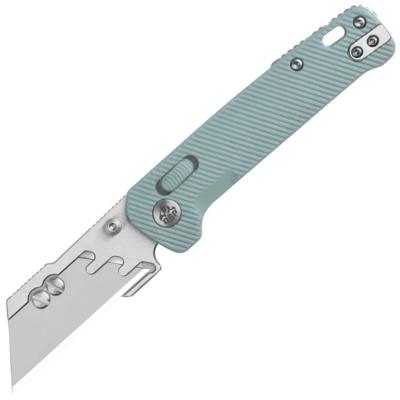 QS130UTD Cutter Pliant QSP Penguin Workmate Lame Acier SK5 Manche FRN Bleu Clair Glyde Lock - Livraison Gratuite