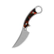 QS166C1 Couteau QSP Viper Clip Point Lame Acier 10Cr15MoV SW Manche Tortoise Resin Housse Kydex - Livraison Gratuite