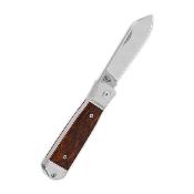 QS167D Couteau QSP Jumping Jack — Lame Clip Point Acier 14C28N, Manche Desert Ironwood Slip Joint - Livraison gratuite