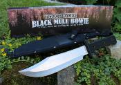 RR2233 Couteau  Poignard Rough Ryder Black Mule Bowie Lame Acier 3Cr13 Etui Nylon - Livraison Gratuite