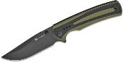 S240572 Couteau Sencut Regnator OD/Black Lame Clip Point Acier 9Cr18MoV IKBS - Livraison Gratuite