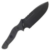 SBMAMUBB Couteau Sniper Bladeworks Mamu - Lame Drop Point Acier 420HC Black PVD - Manche G10 Noir - Étui en Plastique Moulé - Livraison Gratuite