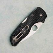 SC230SBK Couteau Pliant Spyderco Lil Native Lame Acier CTS-BD1N Manche FRN Lockback USA - Livraison Gratuite