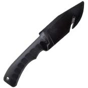 SOGACE1001CP — Couteau SOG Ace Fixed Blade Lame Acier 8Cr13MoV Clip Point Stonewash Manche Caoutchouc Noir Etui Nylon - Livraison Gratuite