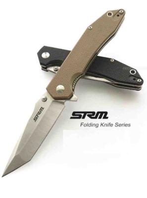 SRMK910 Couteau SRM 9001-GW Sanremu Lame 12C27 Tanto - Livraison Gratuite
