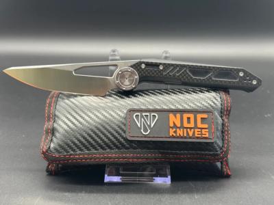STEDG0401 NOC DG-04 Black – Lame Acier 440C Manche G10 Roulements Céramique Linerlock - Livraison Gratuite