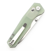 T1105V4 Couteau Tenable Beaver Cross Bar Lock Lame Nitro-V Manche Jade - Livraison Gratuite
