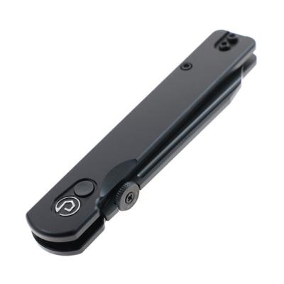 TD013BK Couteau Defcon Operator Tanto Reverse 14C28N Manche Aluminium Sécurité Button Lock - Livraison Gratuite